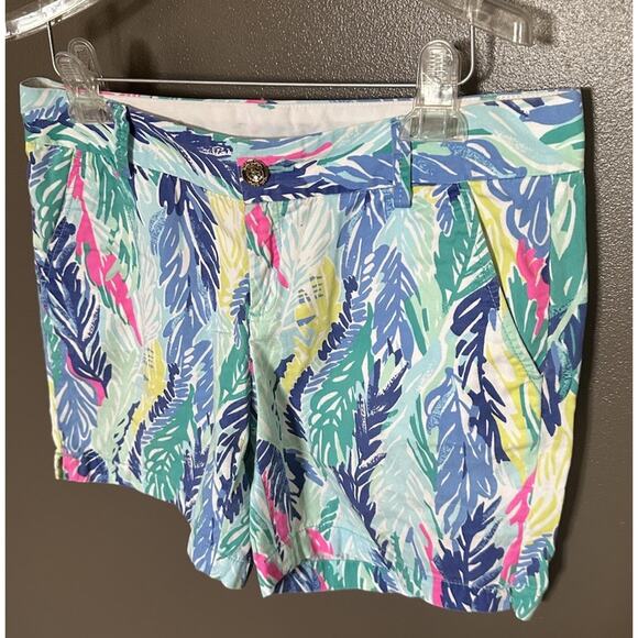 Lilly Pulitzer The Jayne Shorts Size 12 100% Cotton - Picture 2 of 7